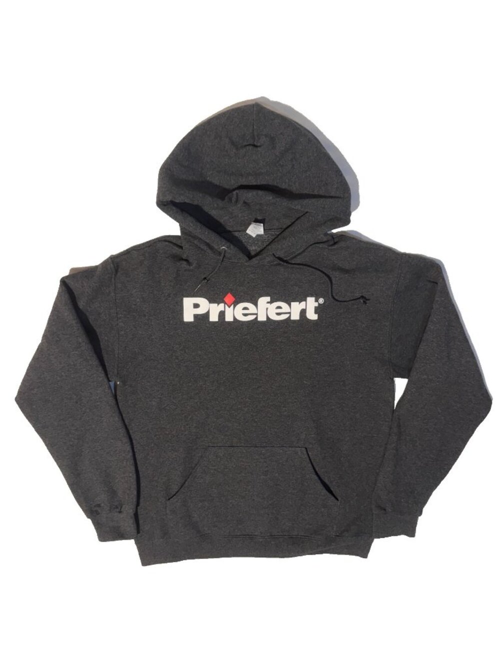 Priefert Rodeo & Ranch Equipment Gray Hoodie Medium Work Pullover